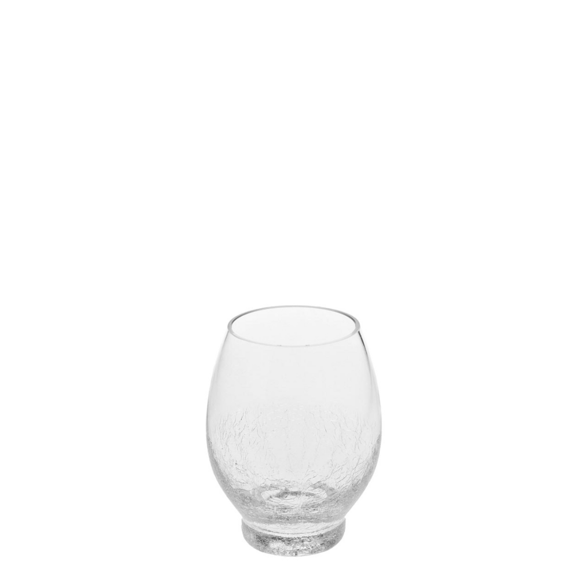 sia-deco-alba-photophore-17-cm-verre-transparent-craquel image 1