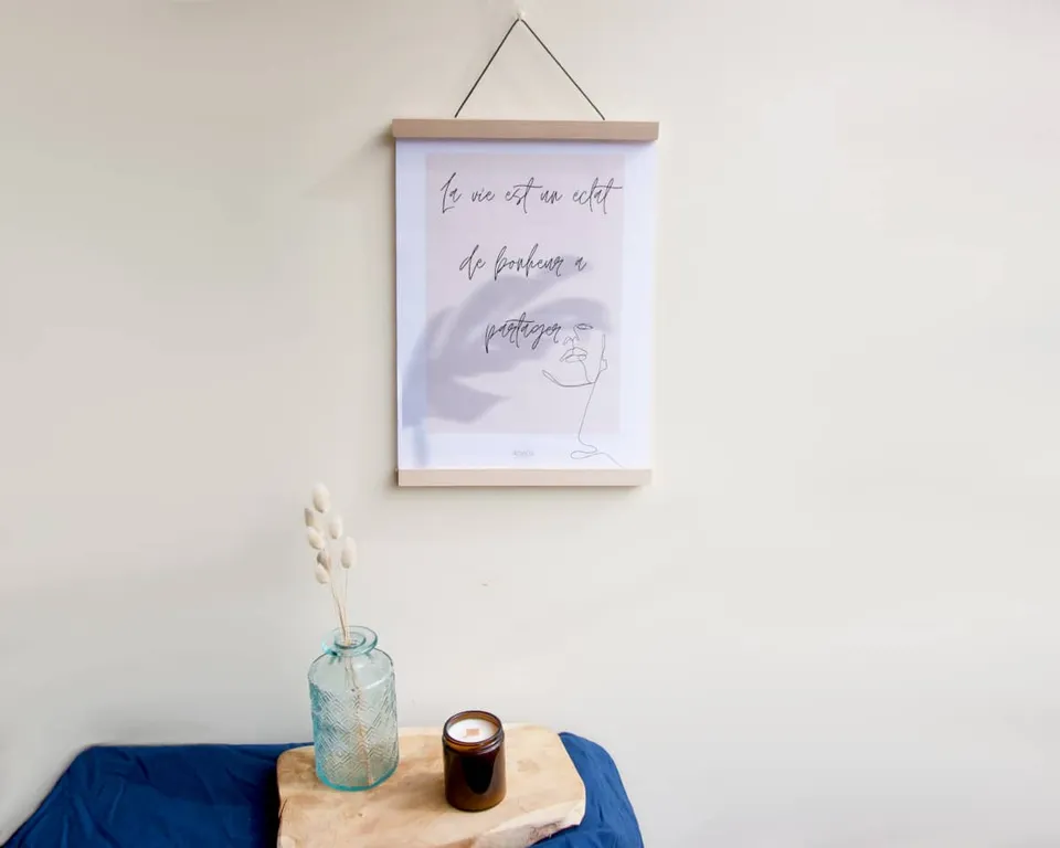 am-cla-porte-affiches-porte-affiche-bois-30-cm-h-tre-a3 image 1