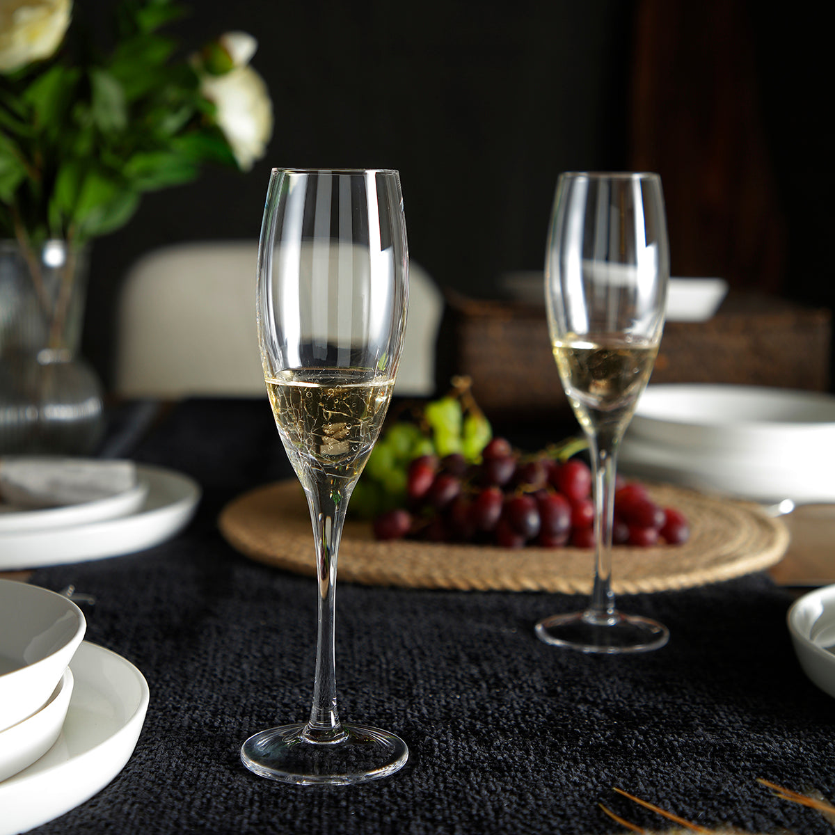 sia-alba-fl-tes-champagne-verre-transparent-lot-4 image 2