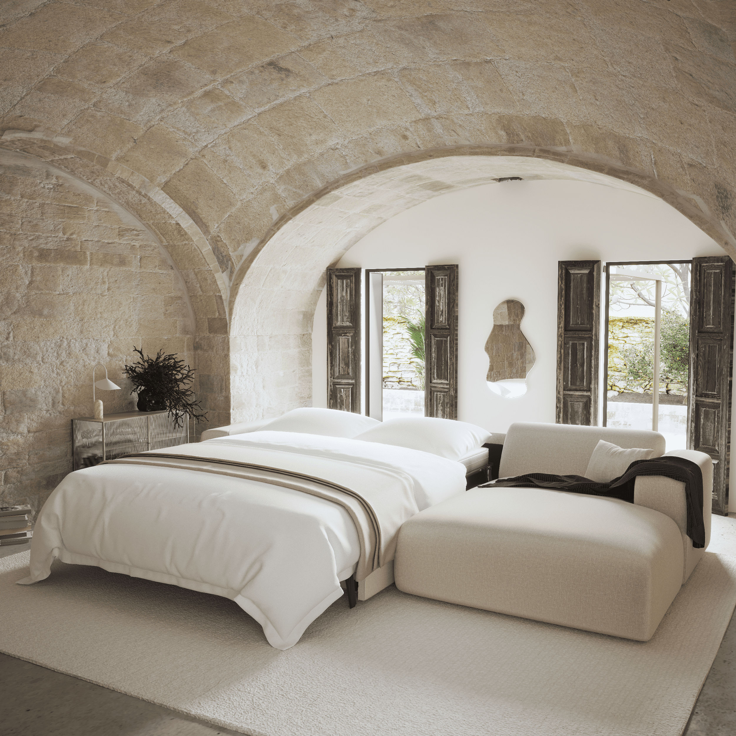 sia-myra-canap-convertible-angle-droit-beige-5-places image 3