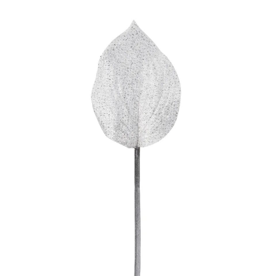 sia-deco-noah-feuille-paillet-e-argent-38-cm image 1