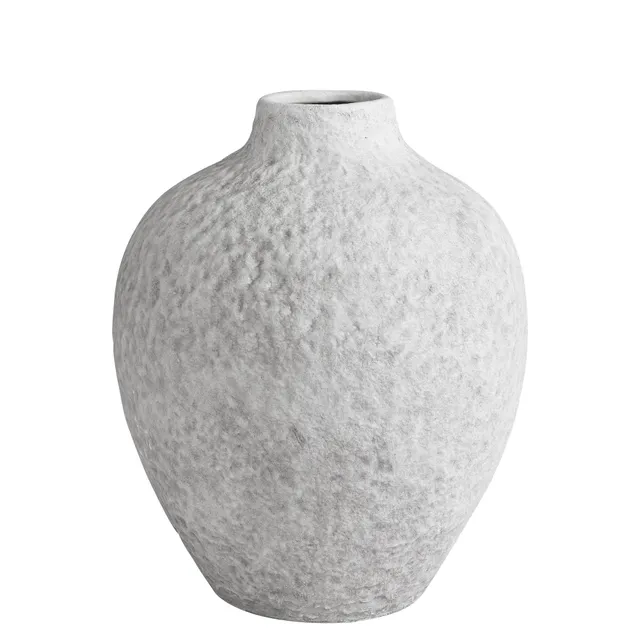 sia-antica-stone-vase-blanc-29-cm-c-ramique image 1
