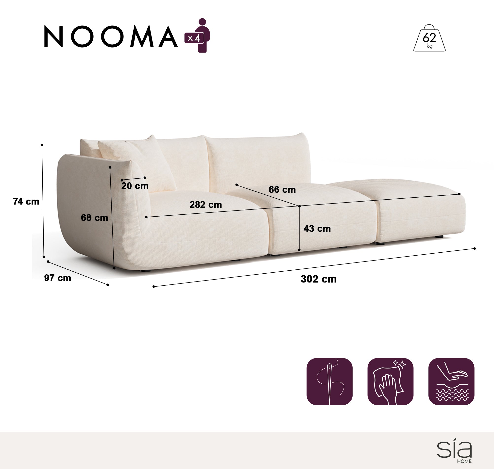 sia-deco-nooma-canap-angle-gauche-modulable-4-5-places image 6