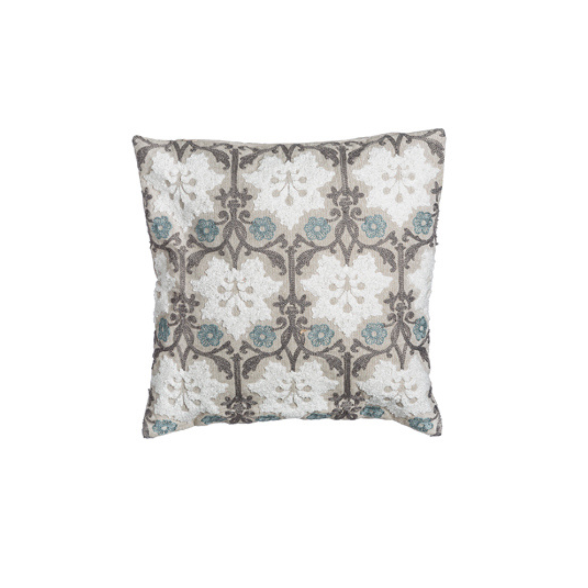 sia-deco-nola-coat-housse-coussin-beige-feuilles-40x40 image 1