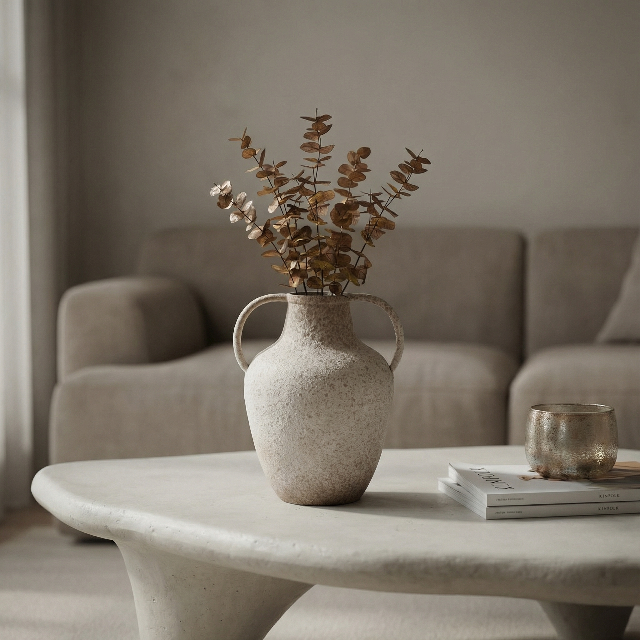 sia-deco-antica-solea-vase-en-m-tal-27-cm-blanc-anses image 2