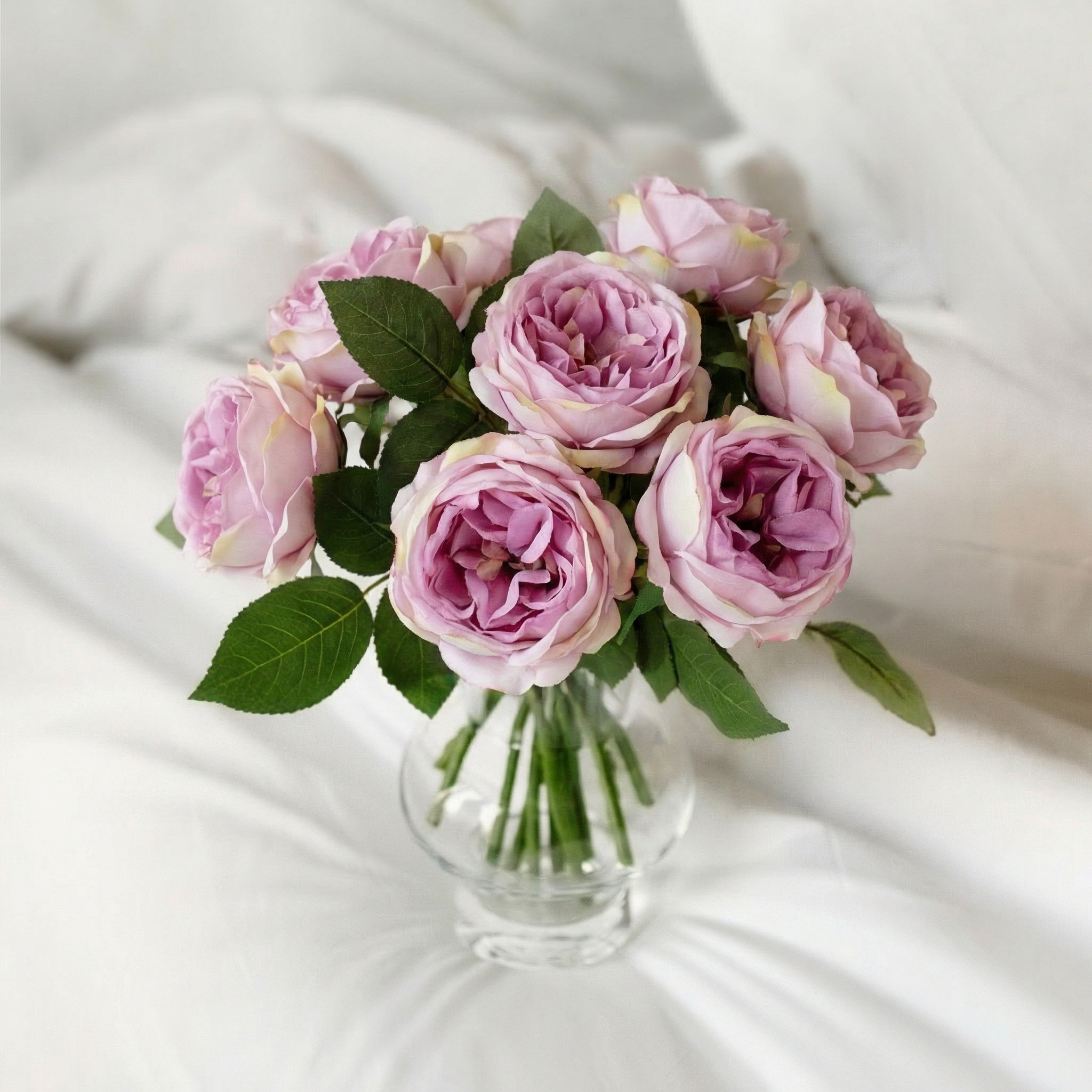 sia-deco-noah-maria-rose-artificielle-mauve-32-cm image 2