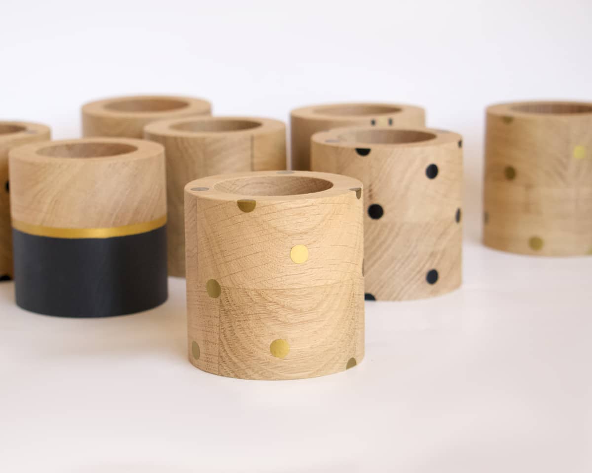 am-cla-pots-cache-pot-bois-rond-pois-dor-s-ch-ne-9-cm image 4