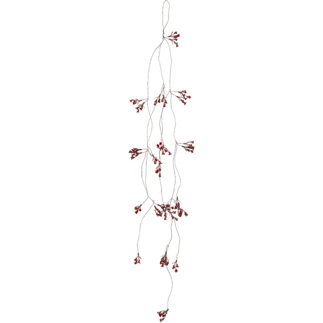 sia-deco-noah-guirlande-mini-fleurs-automne-rouge-106-cm image 1
