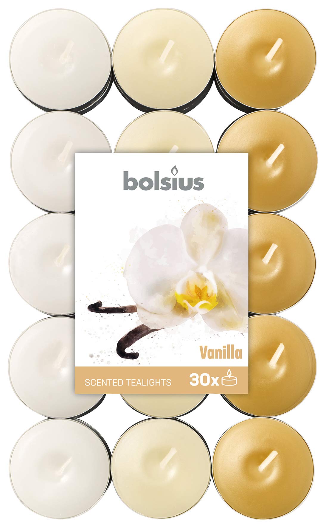 bolsius-true-scents-bougie-chauffe-plat-vanille-4h-lot-30 image 4
