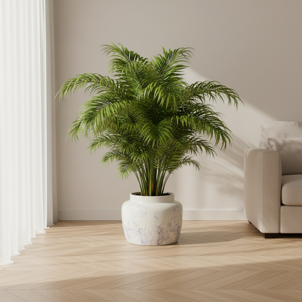 sia-deco-antica-cache-pot-effet-marbre-c-ramique-blanc-20-cm image 2