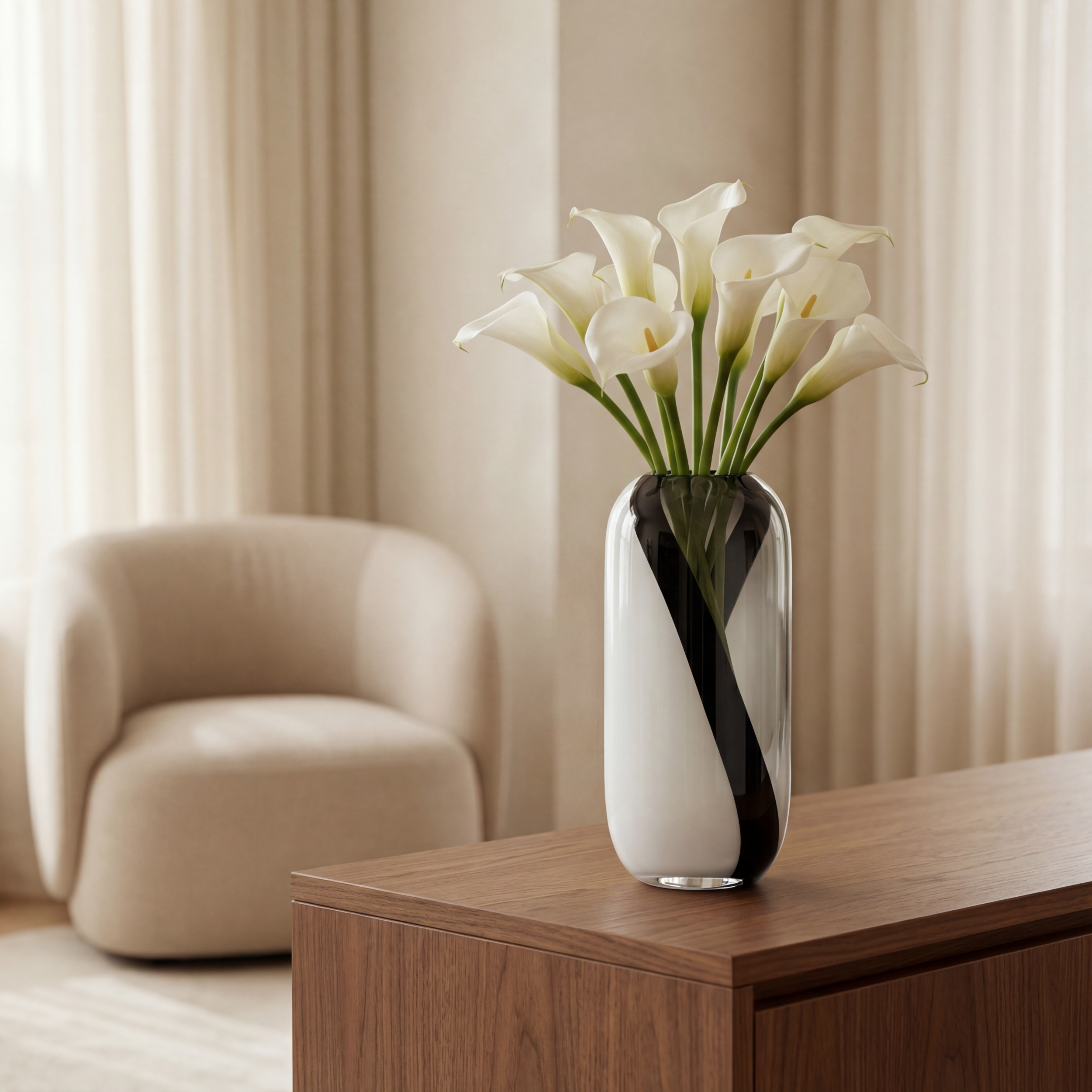 sia-antica-alaska-vase-verre-souffl-blanc-37-cm image 2