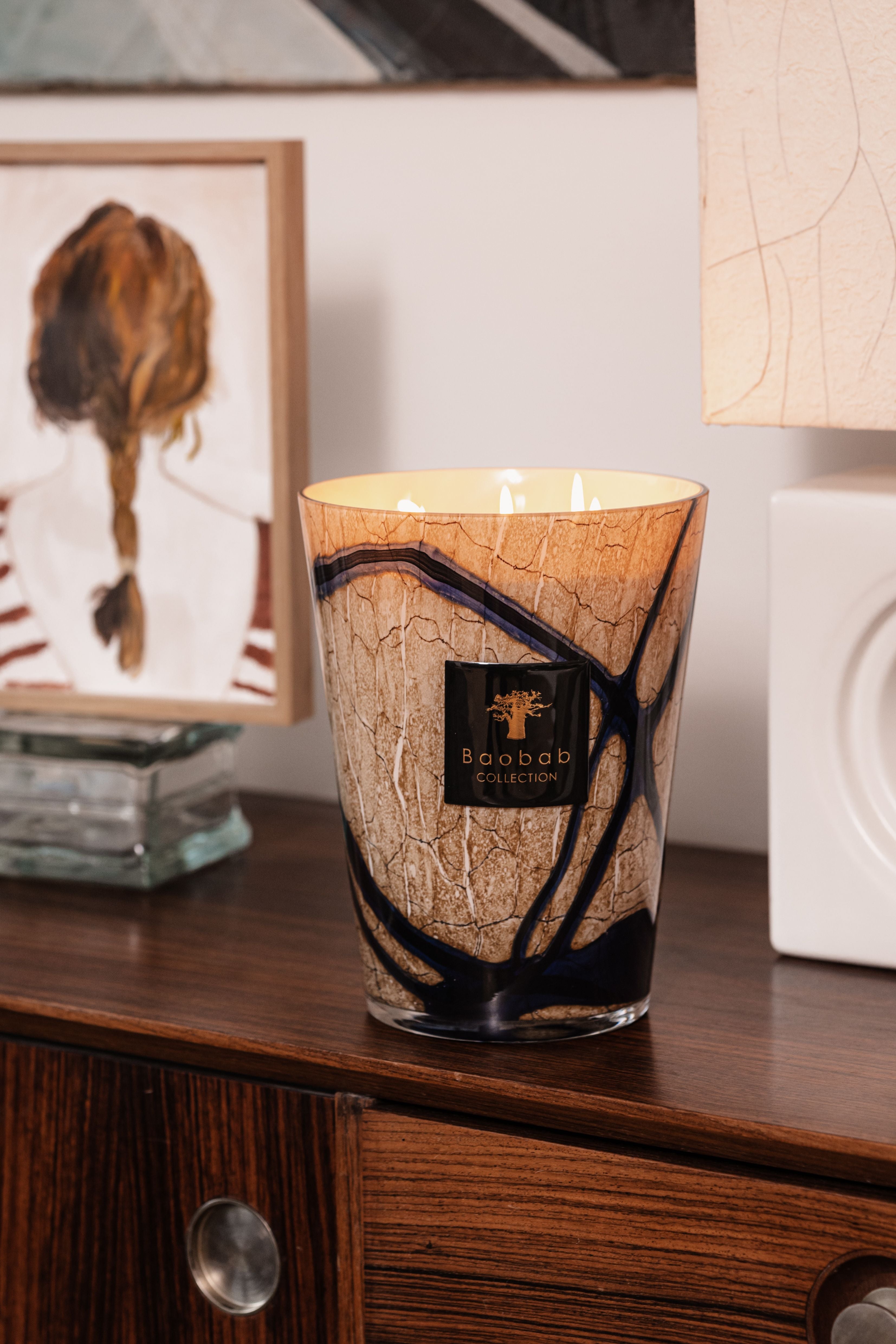 baobab-collection-stones-lazuli-bougie-parfum-e-classique-verre-bleu image 2