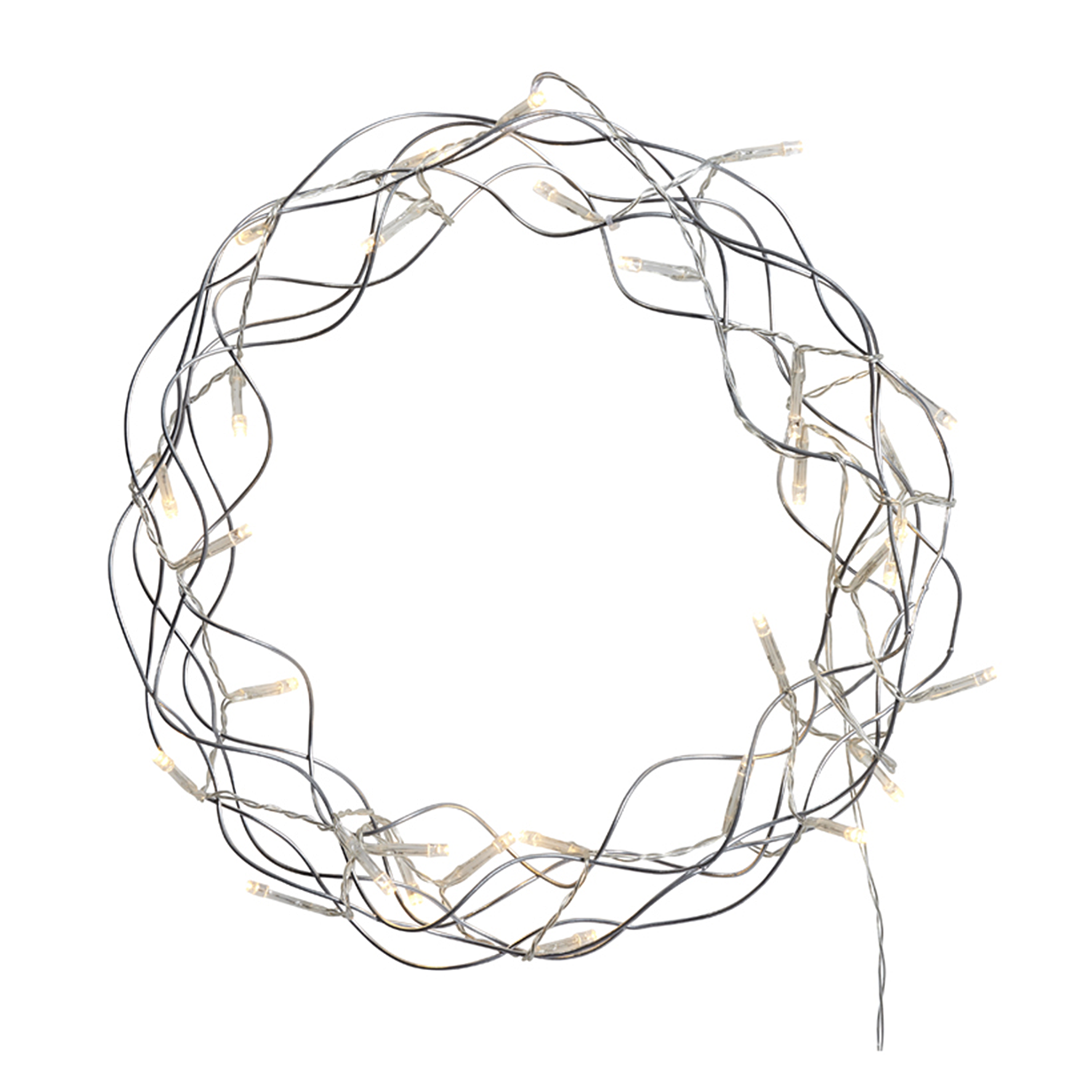 sia-deco-noah-couronne-lumineuse-led-argent-26-cm image 1