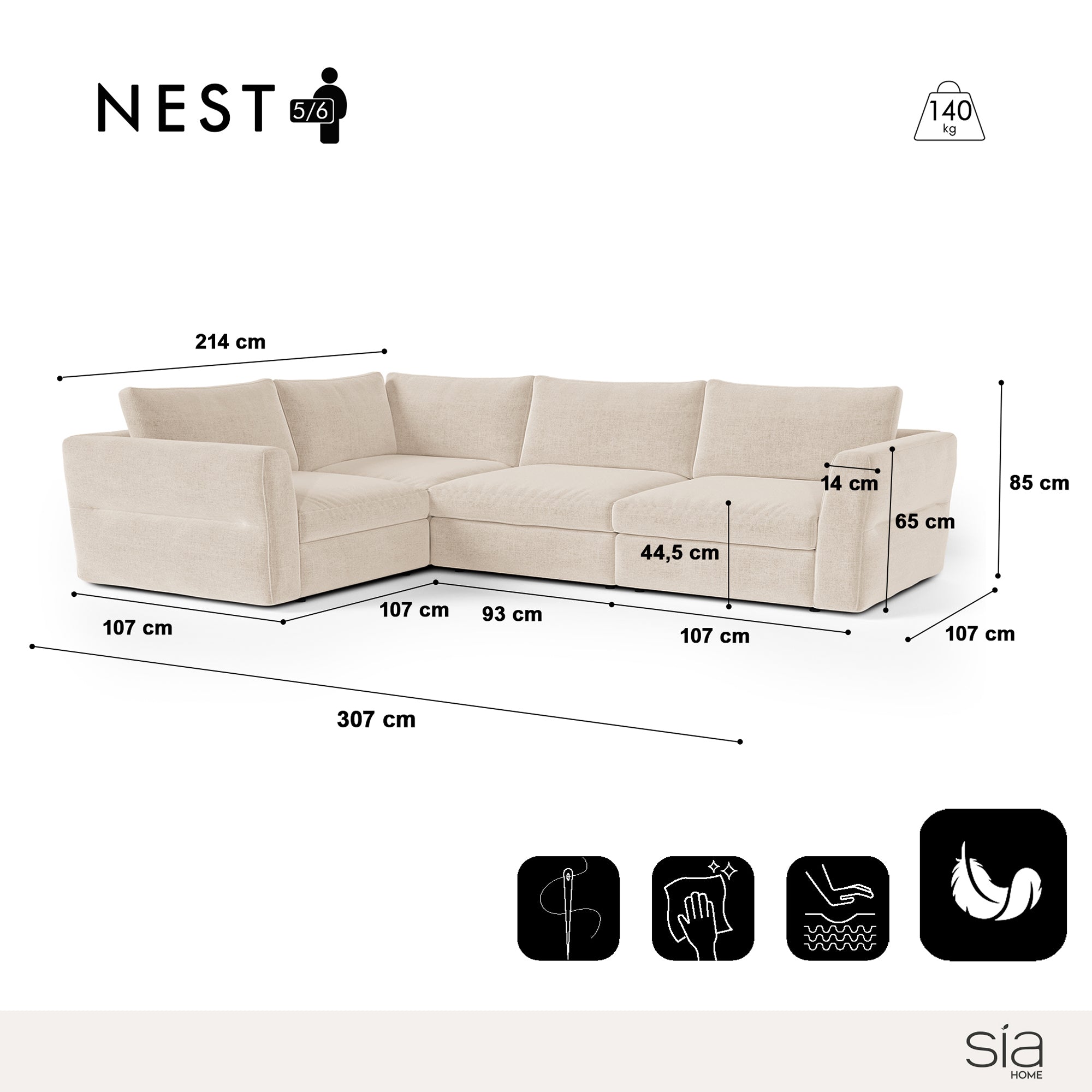 sia-deco-nooma-nest-canap-angle-gauche-modulable-5-6-places image 6