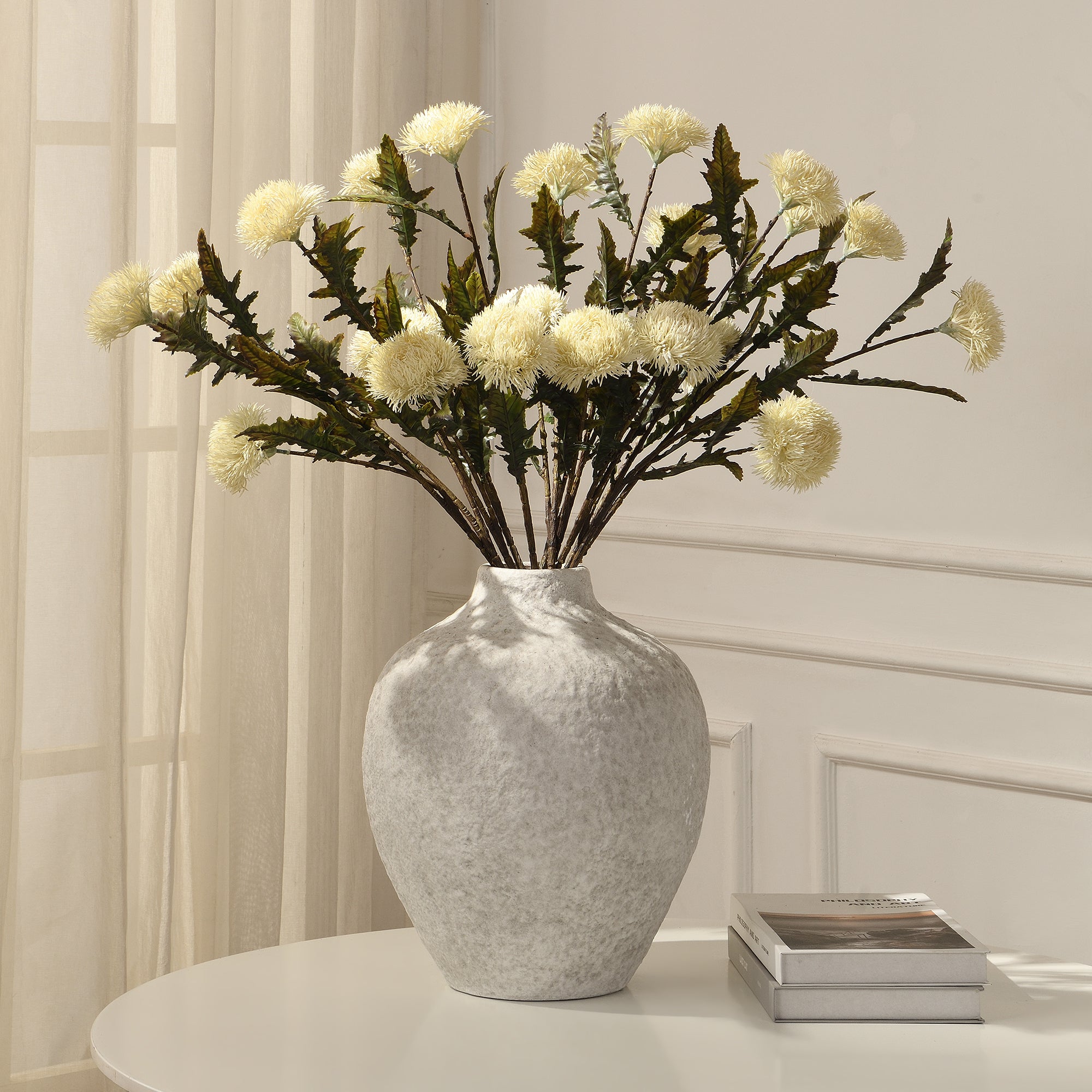 sia-noah-chardon-tige-artificielle-78-cm-blanc image 2