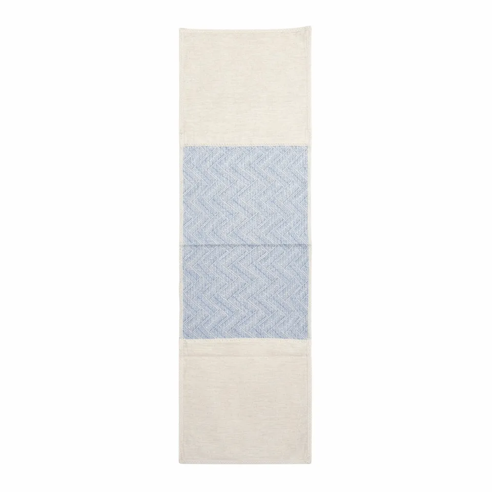 sia-nola-oleron-chemin-de-table-beige-140-cm-coton image 1