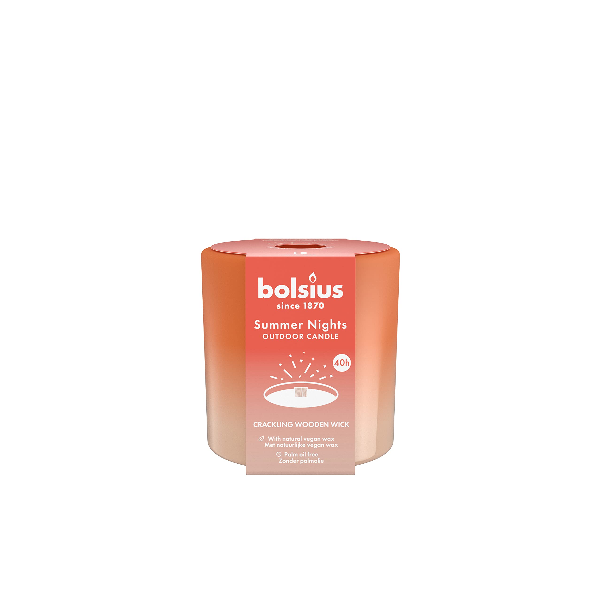 bolsius-summer-nights-bougie-ext-rieur-lot-4-40h-ivoire image 6