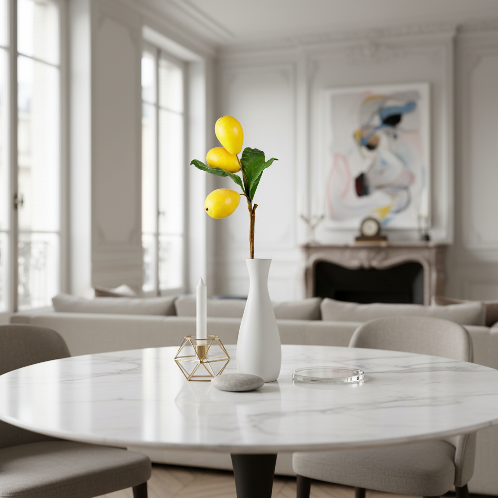 sia-noah-n-fle-branche-artificielle-jaune-38-cm image 2