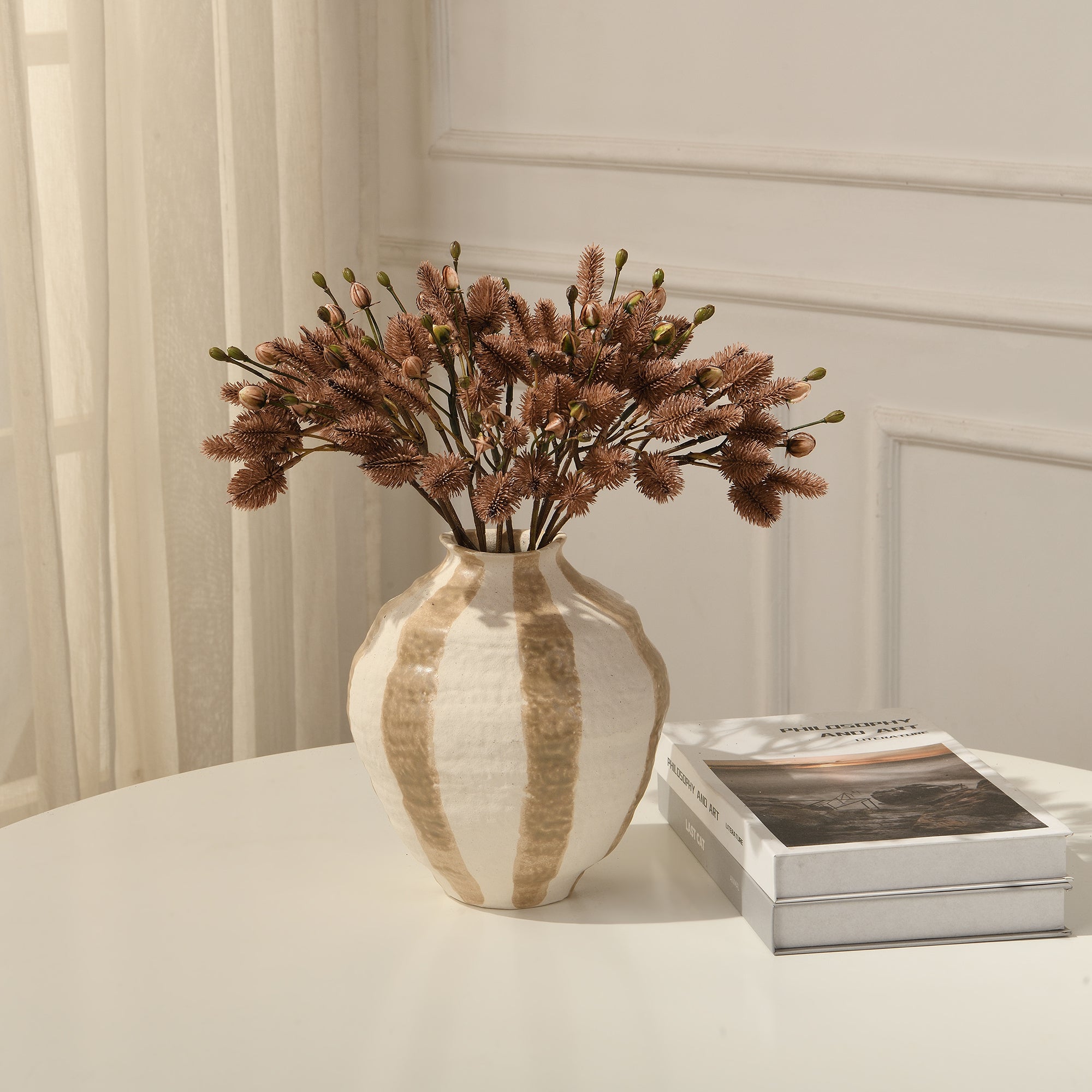 sia-noah-bouquet-chardon-artificiel-40-cm-marron image 2
