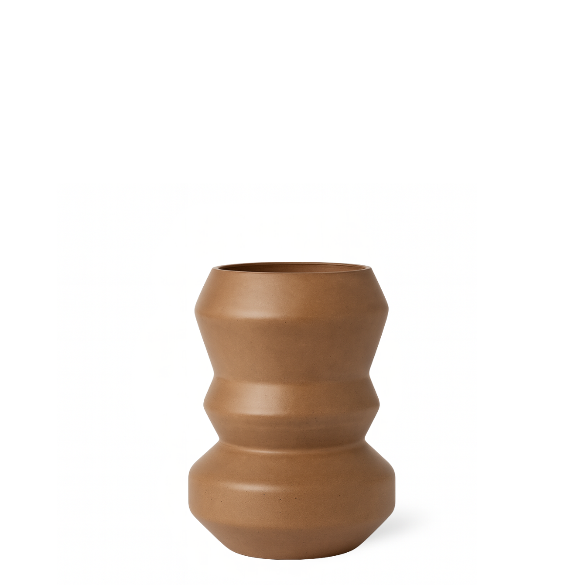 sia-antica-totem-21-cm-petit-vase-marron-mat image 1