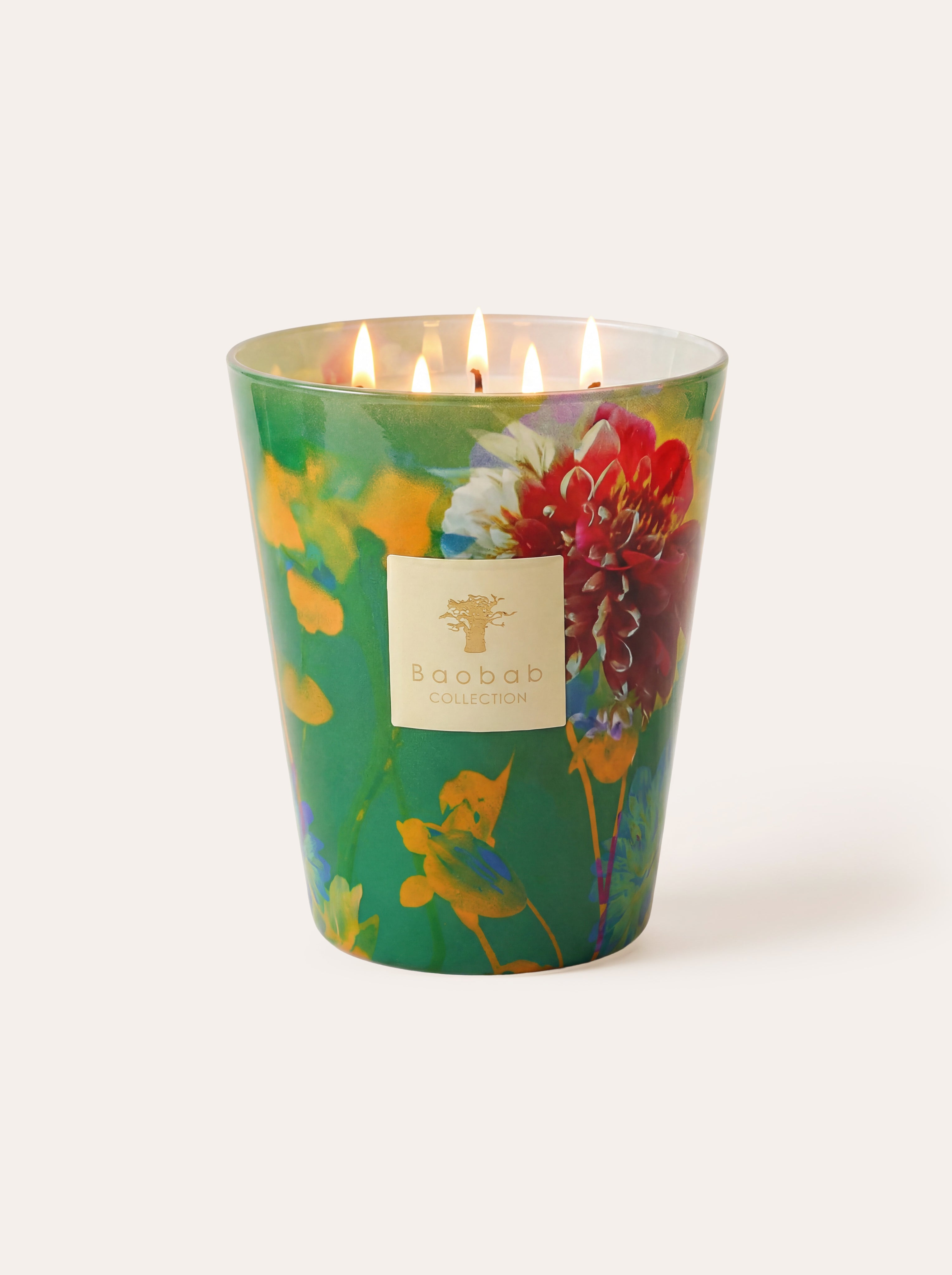 baobab-arty-flowers-bouquet-bougie-parfum-e-classique-verte image 1