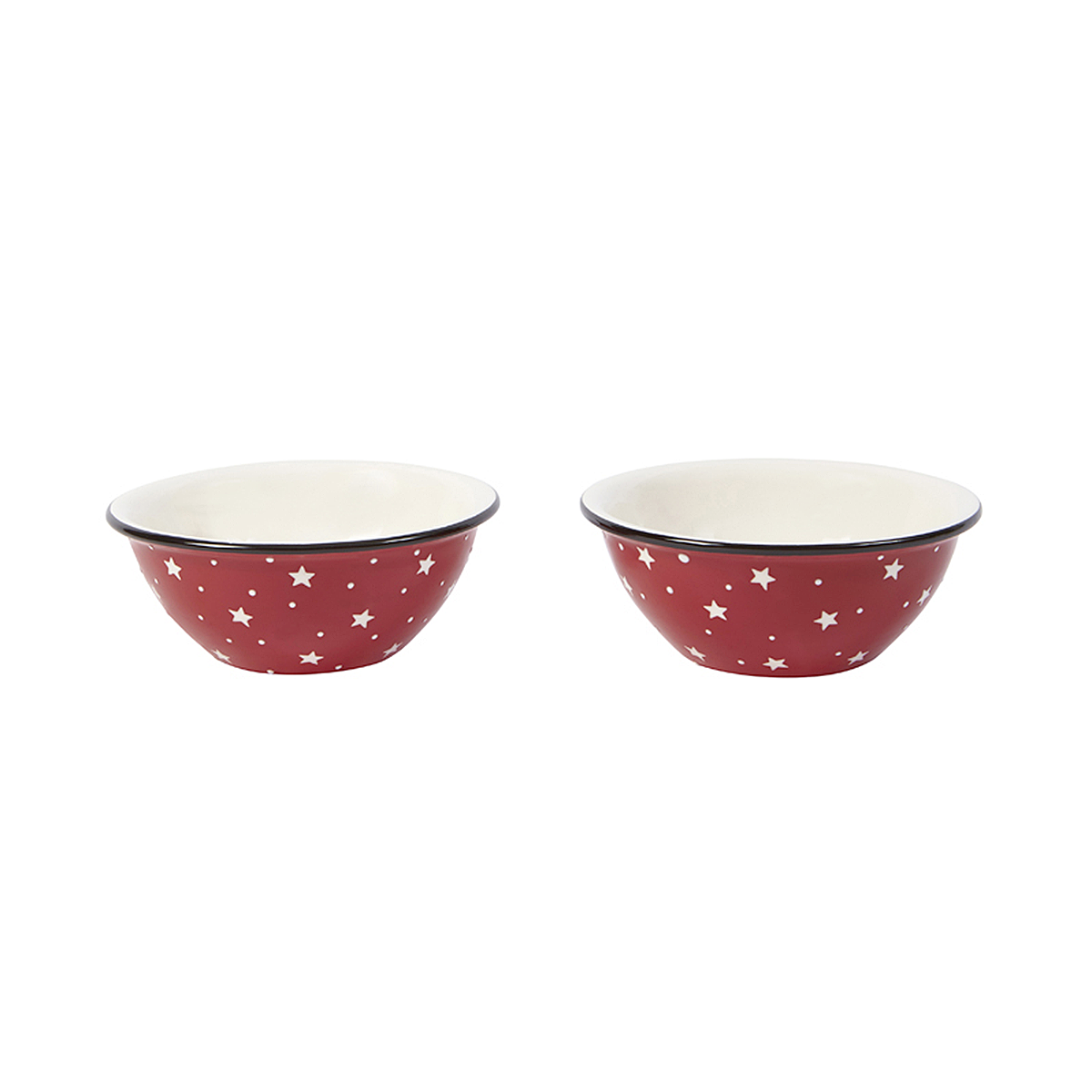 sia-alba-holly-bols-c-ramique-rouge-6-cm-lot-de-2-toile image 1