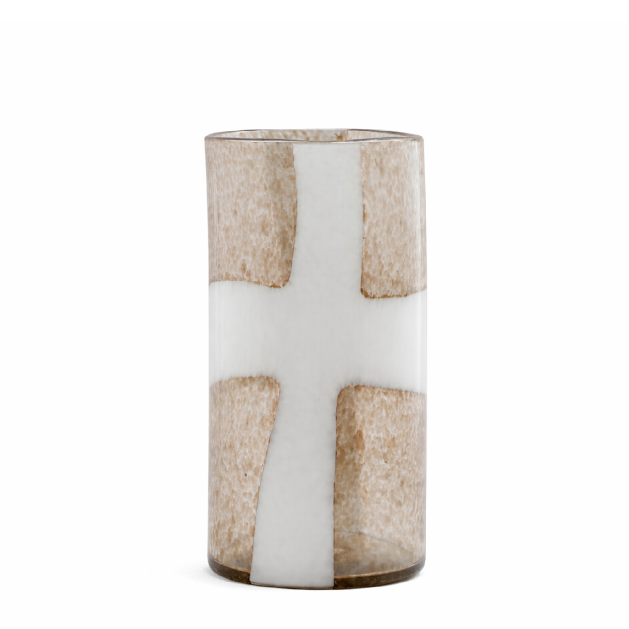 sia-deco-antica-vase-verre-souffl-mirage-39-cm-marron image 1