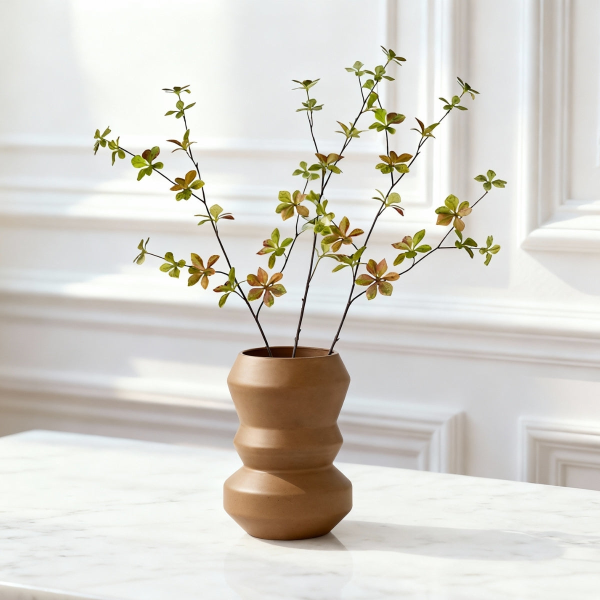 sia-antica-totem-21-cm-petit-vase-marron-mat image 2