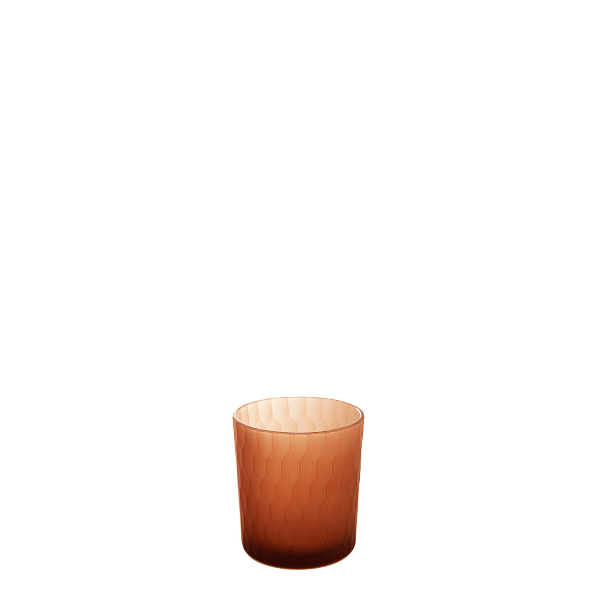 sia-deco-nora-photophore-one-verre-d-poli-orange-8-cm image 1