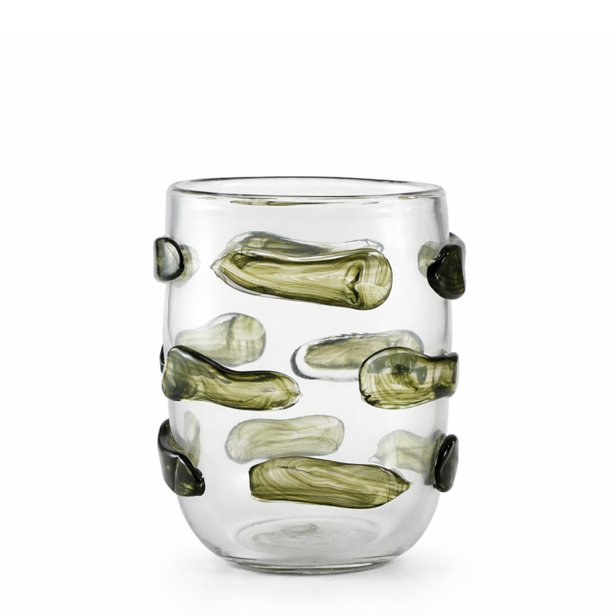 sia-deco-antica-vase-verre-souffl-vert-28-cm image 1