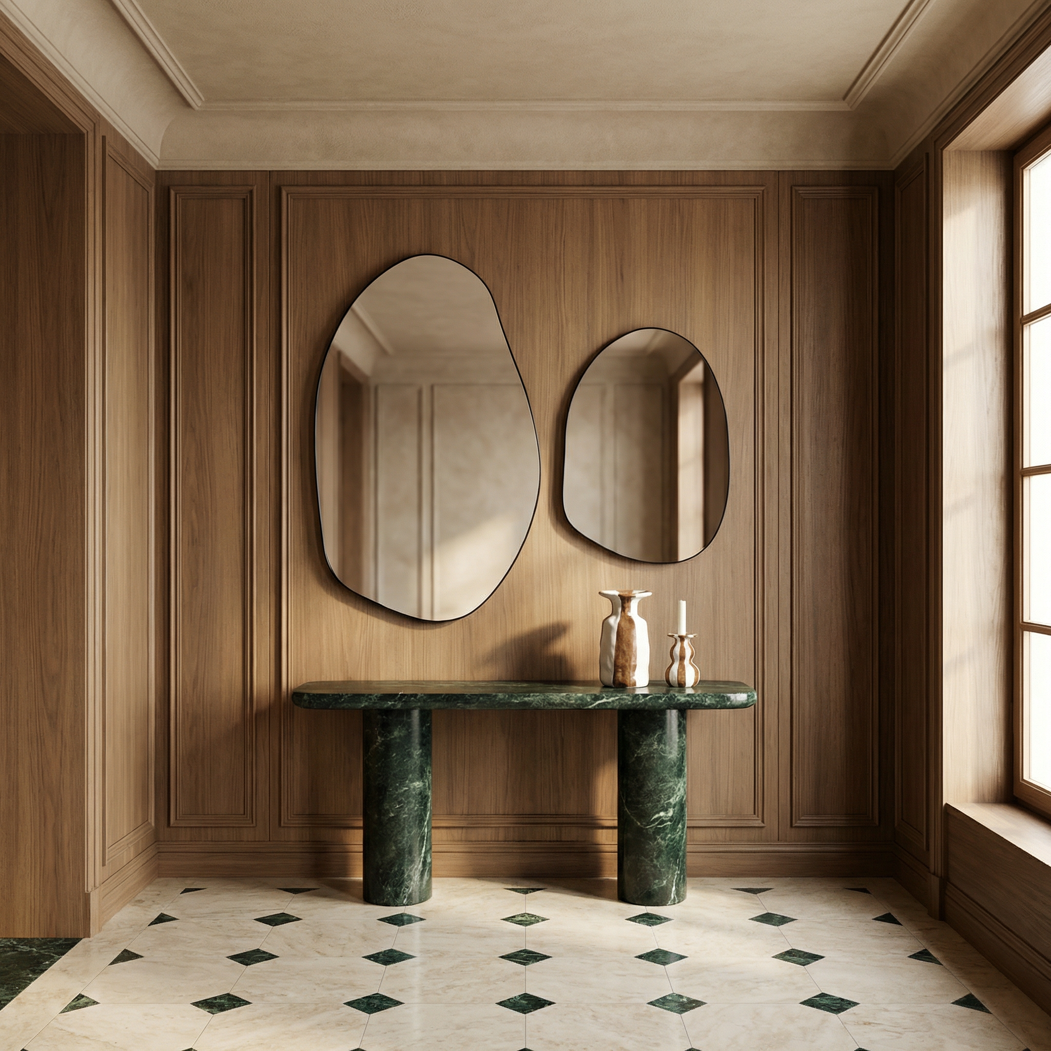 sia-deco-victoria-miroir-organique-115x65-cm-noir-fer image 3