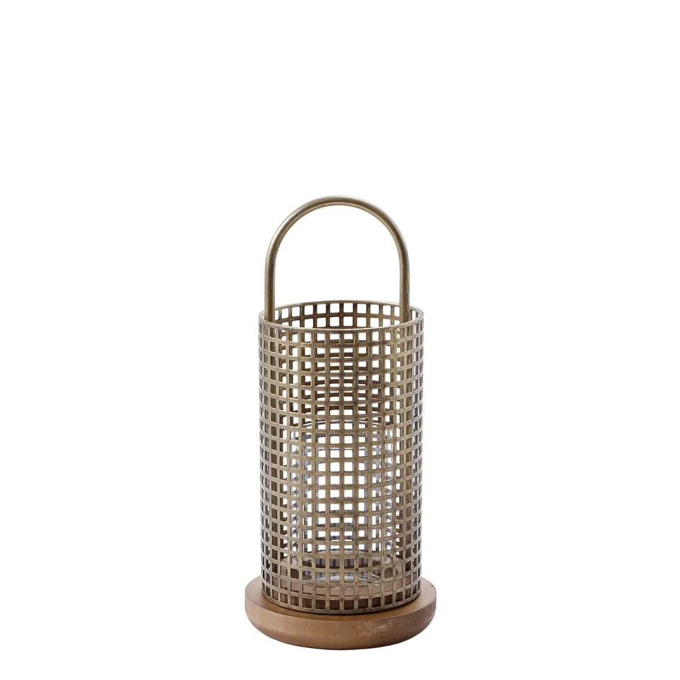 sia-nora-silo-lanterne-dor-e-36-cm-fer-et-verre image 1
