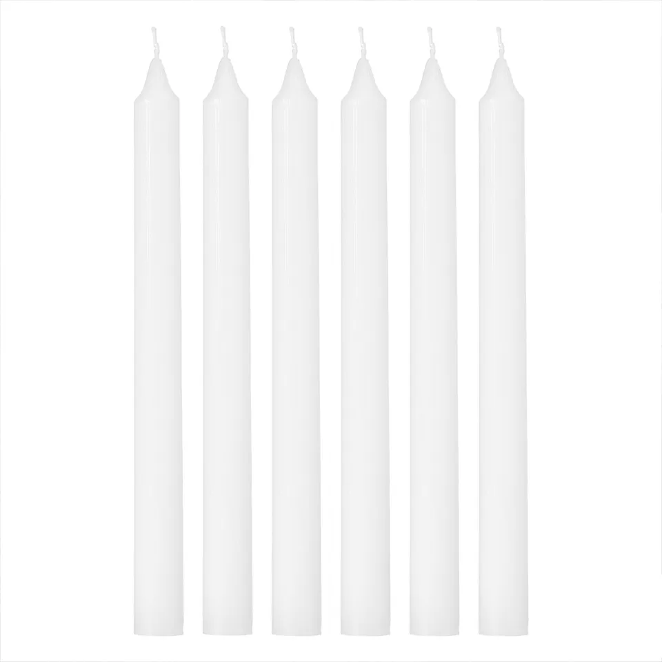sia-deco-nora-rustic-bougie-chandelier-blanc-25-cm-lot-6 image 1