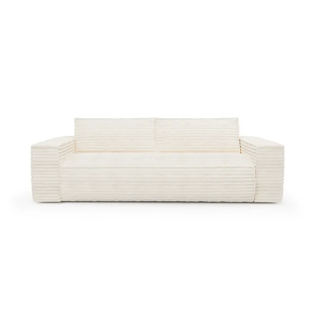 sia-deco-joan-convertible-160-cm-canap-cr-me-matelas-dunlopillo image 1