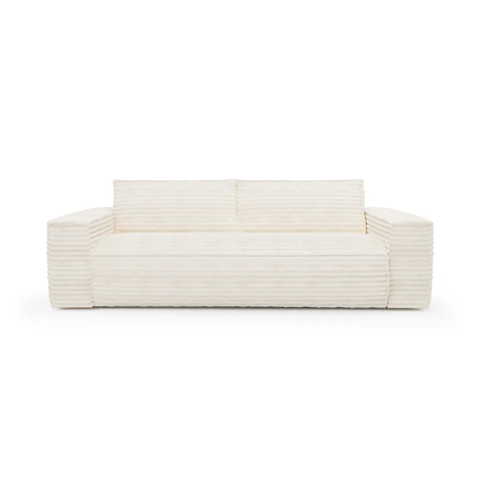 sia-deco-joan-convertible-160-cm-canap-cr-me-matelas-dunlopillo image 1