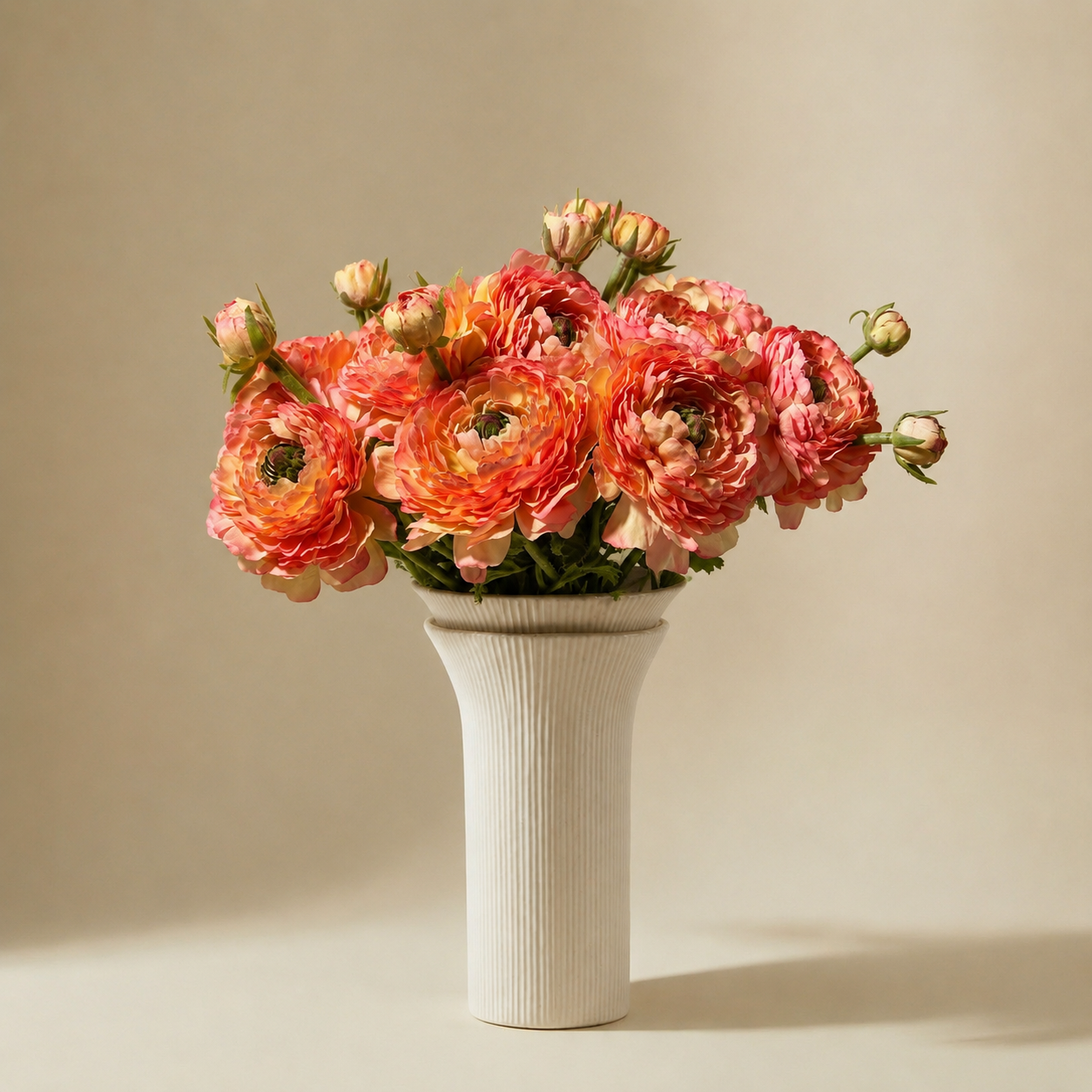 sia-noah-bouquet-renoncules-rose-orang-10-tiges-40-cm image 1