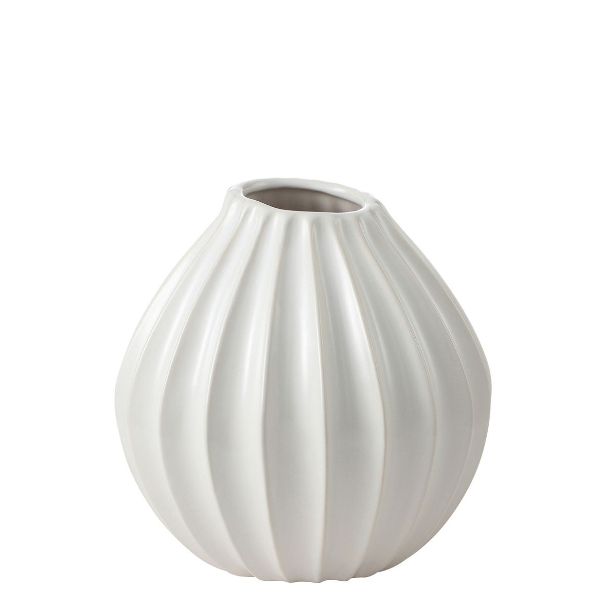 sia-deco-antica-vase-olga-blanc-25-cm-c-ramique-ronde image 1