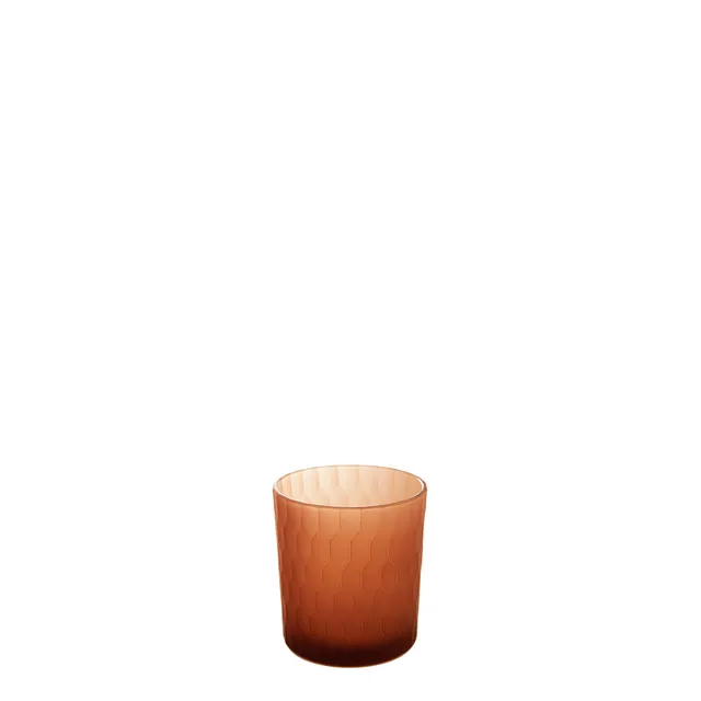 sia-deco-nora-photophore-one-verre-d-poli-orange-8-cm image 1