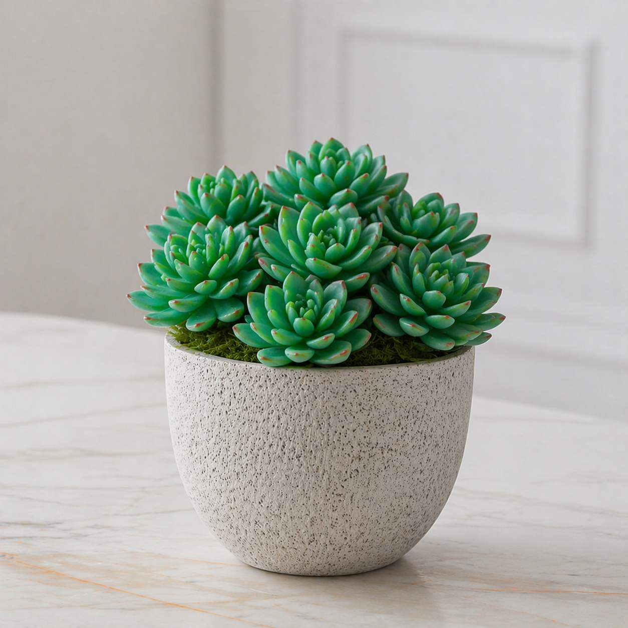 sia-noah-echeveria-feuillage-artificiel-vert-20-cm image 2