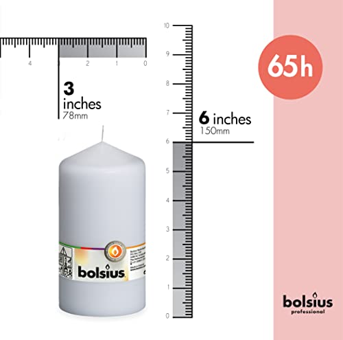 bolsius-bougies-piliers-150x80-mm-bougie-blanche-lot-8-65h image 8