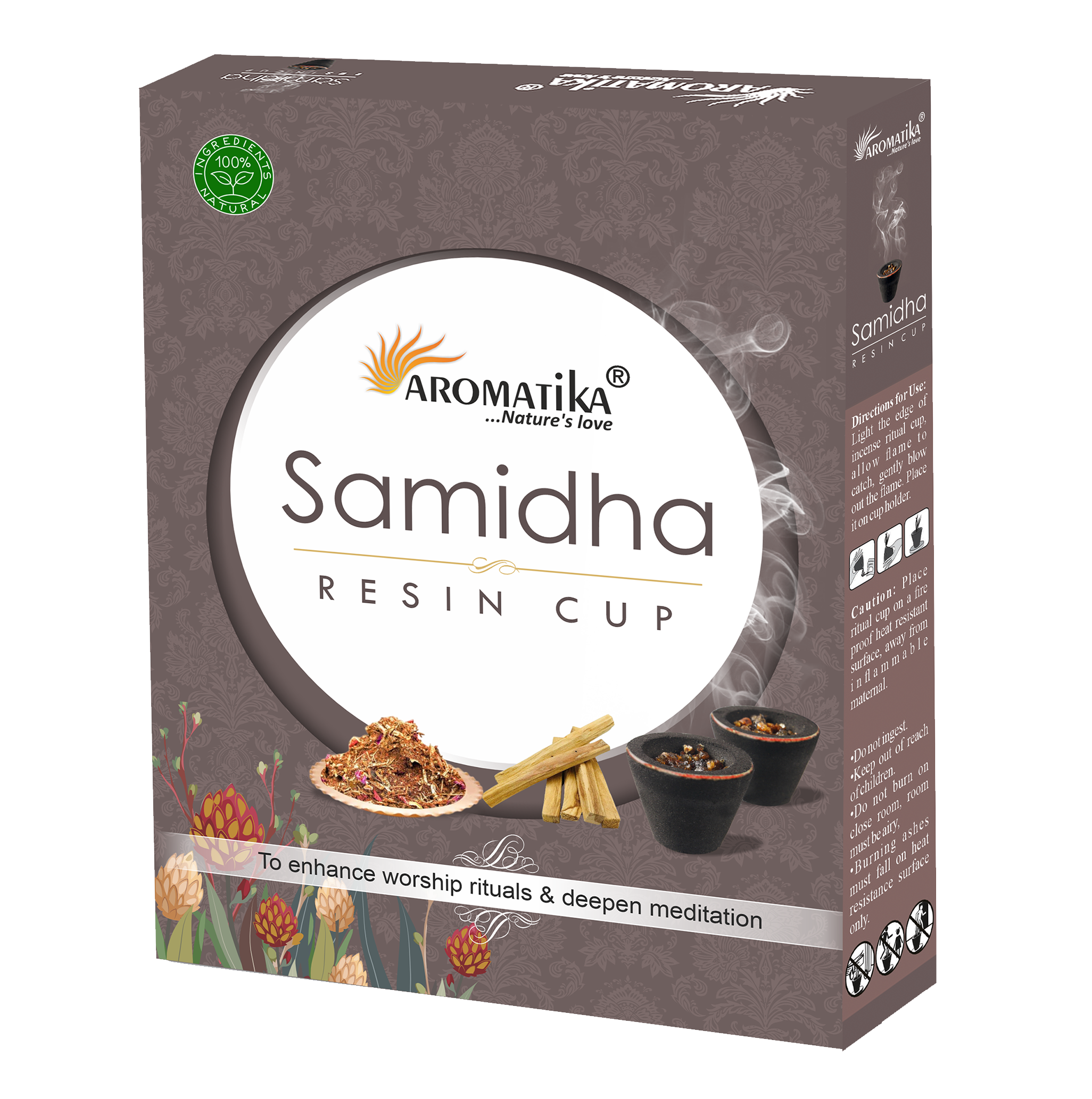 aromatika-sambrani-coupelles-r-sine-samidha-x12 image 1