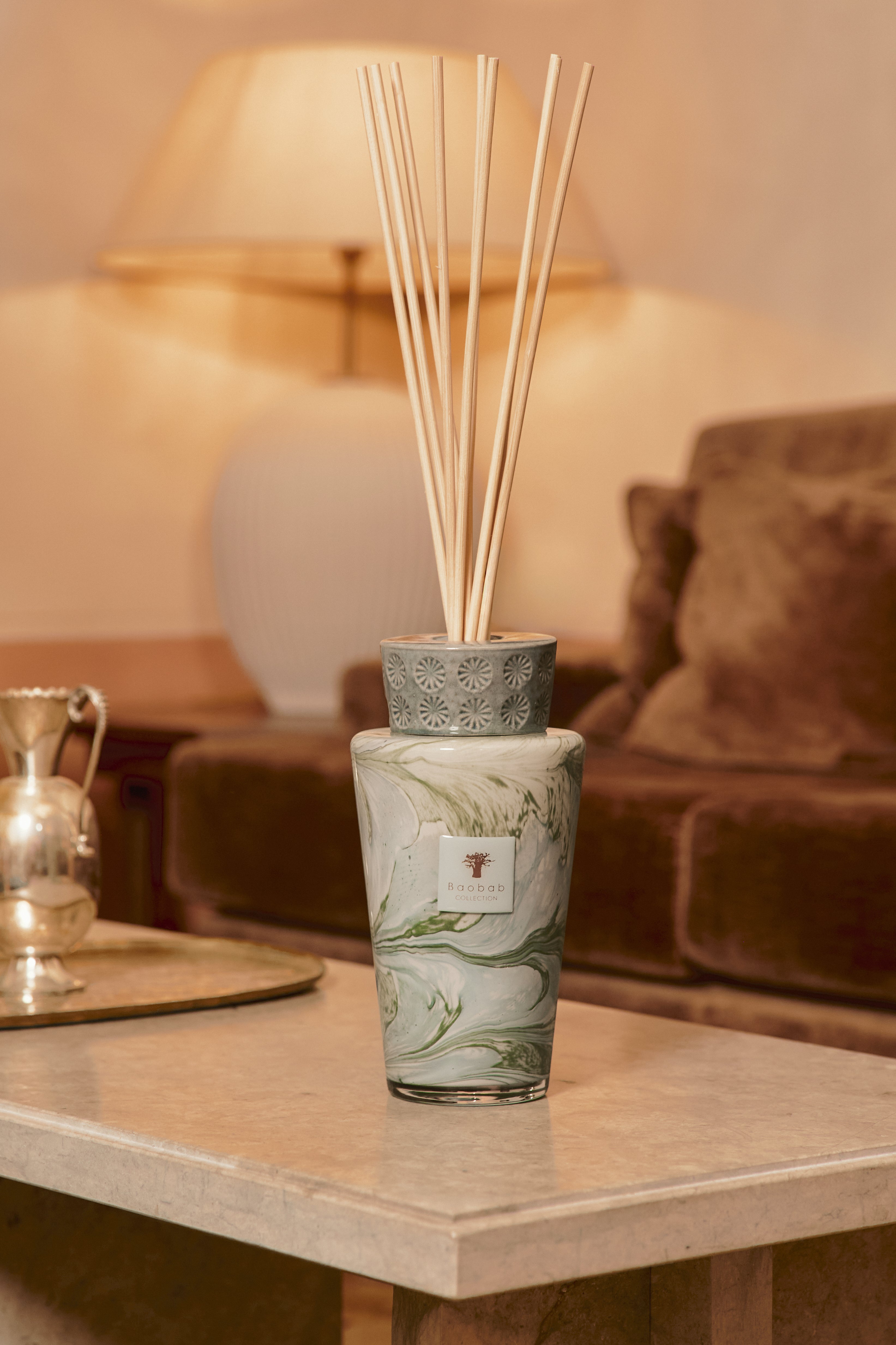baobab-collection-leaves-totem-marius-diffuseur-2l-verre-bleu image 2