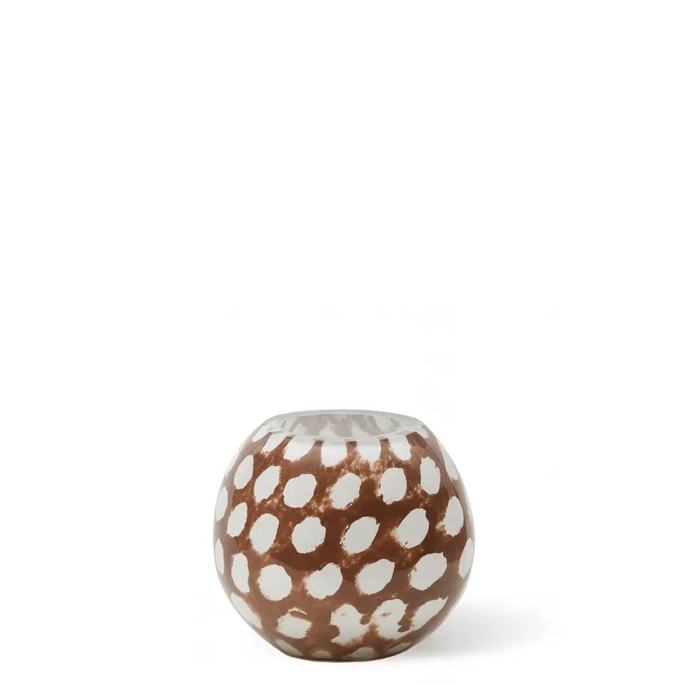 sia-nora-savana-photophore-verre-marron-8-cm image 1