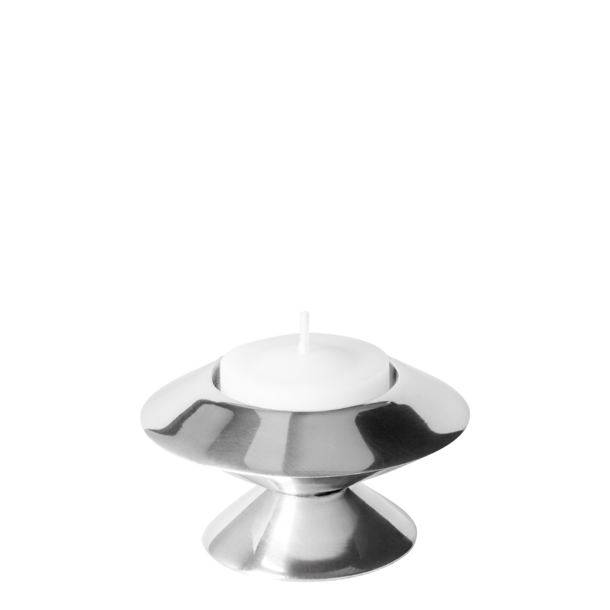 sia-nora-porte-bougie-conique-argent-aluminium-6-cm image 1