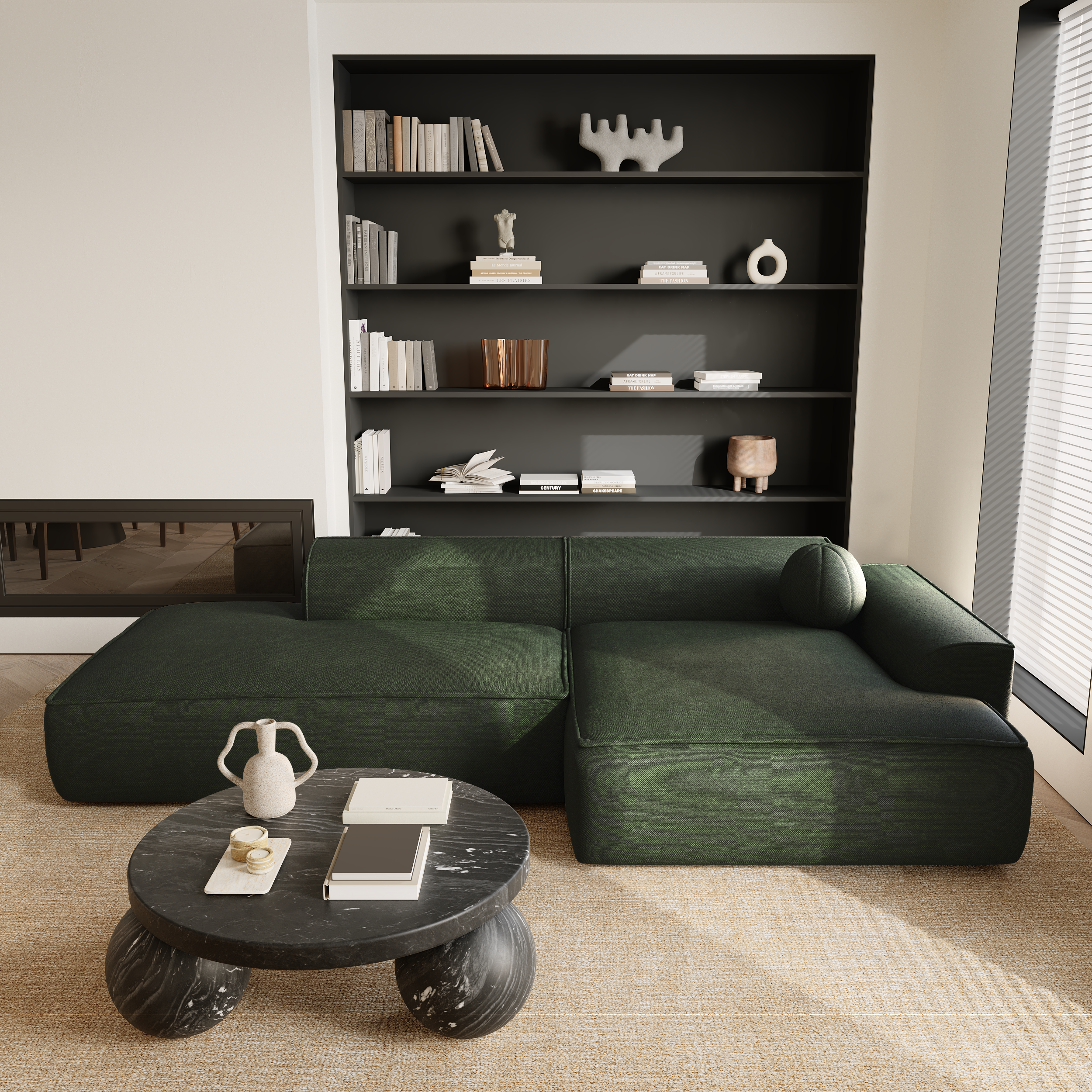 sia-deco-ania-canap-angle-droit-260-cm-vert-olive image 2