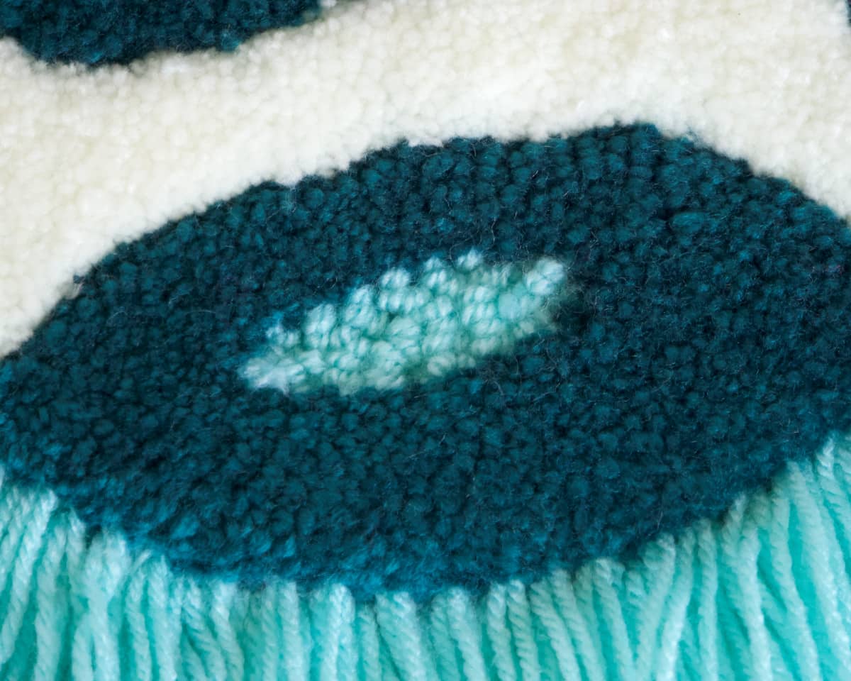am-cla-tissages-tufting-ronde-bleue-blanche-d-co-murale-21-cm image 8