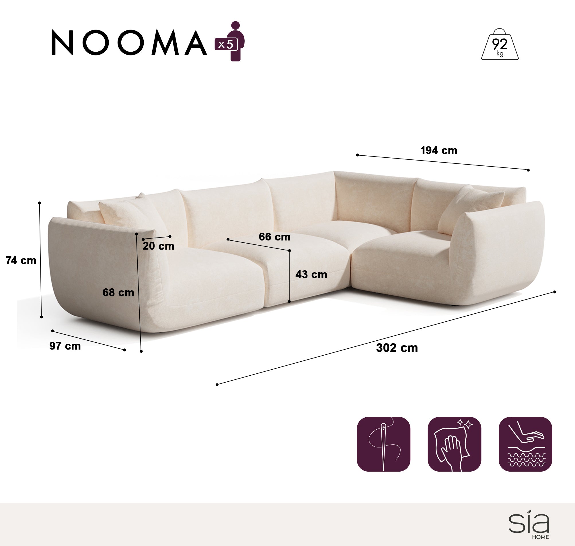 sia-deco-nooma-canap-angle-droit-modulable-5-6-places image 5