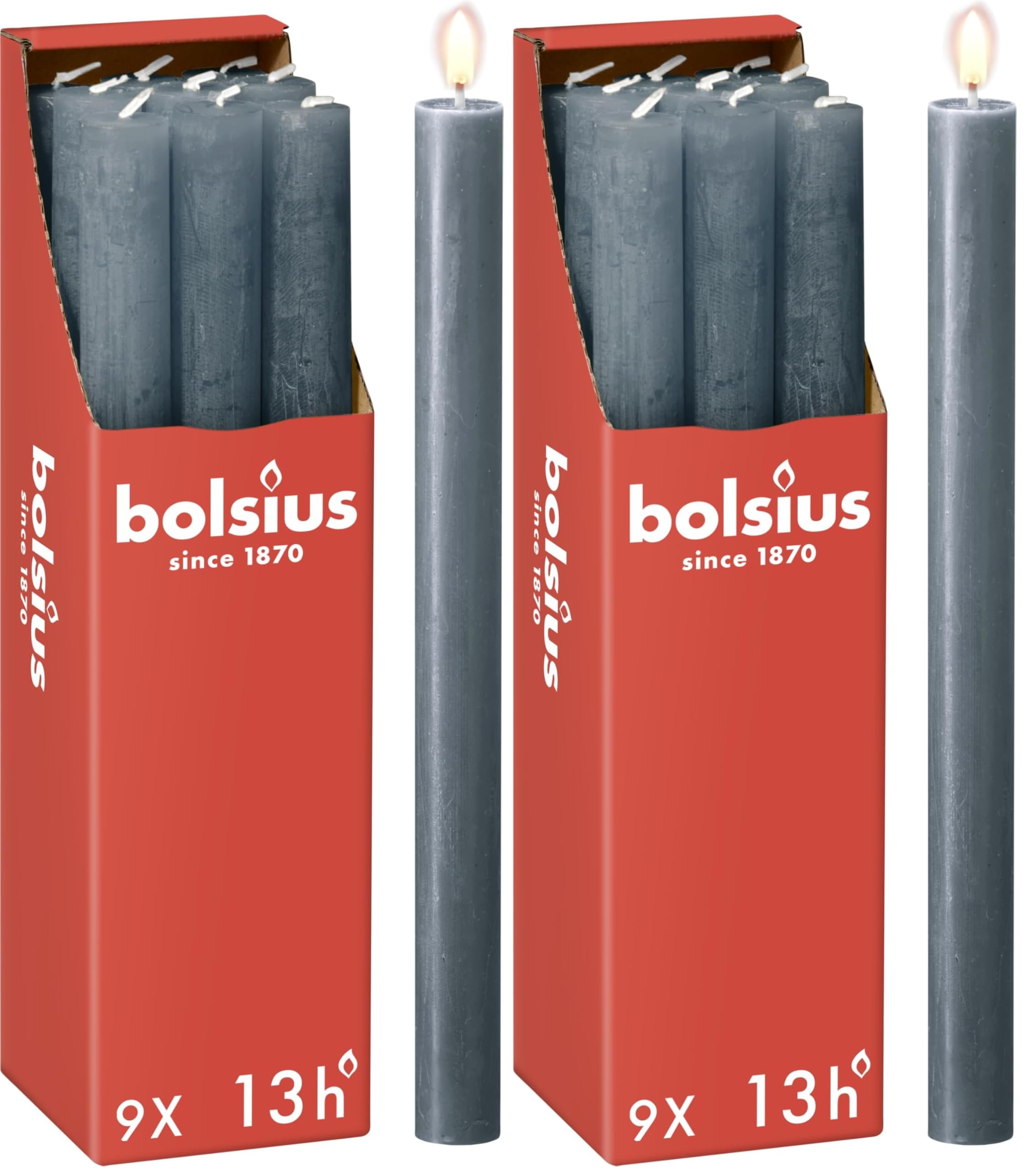 bolsius-rustik-9-bougies-tiges-bleu-27-cm-13h image 7