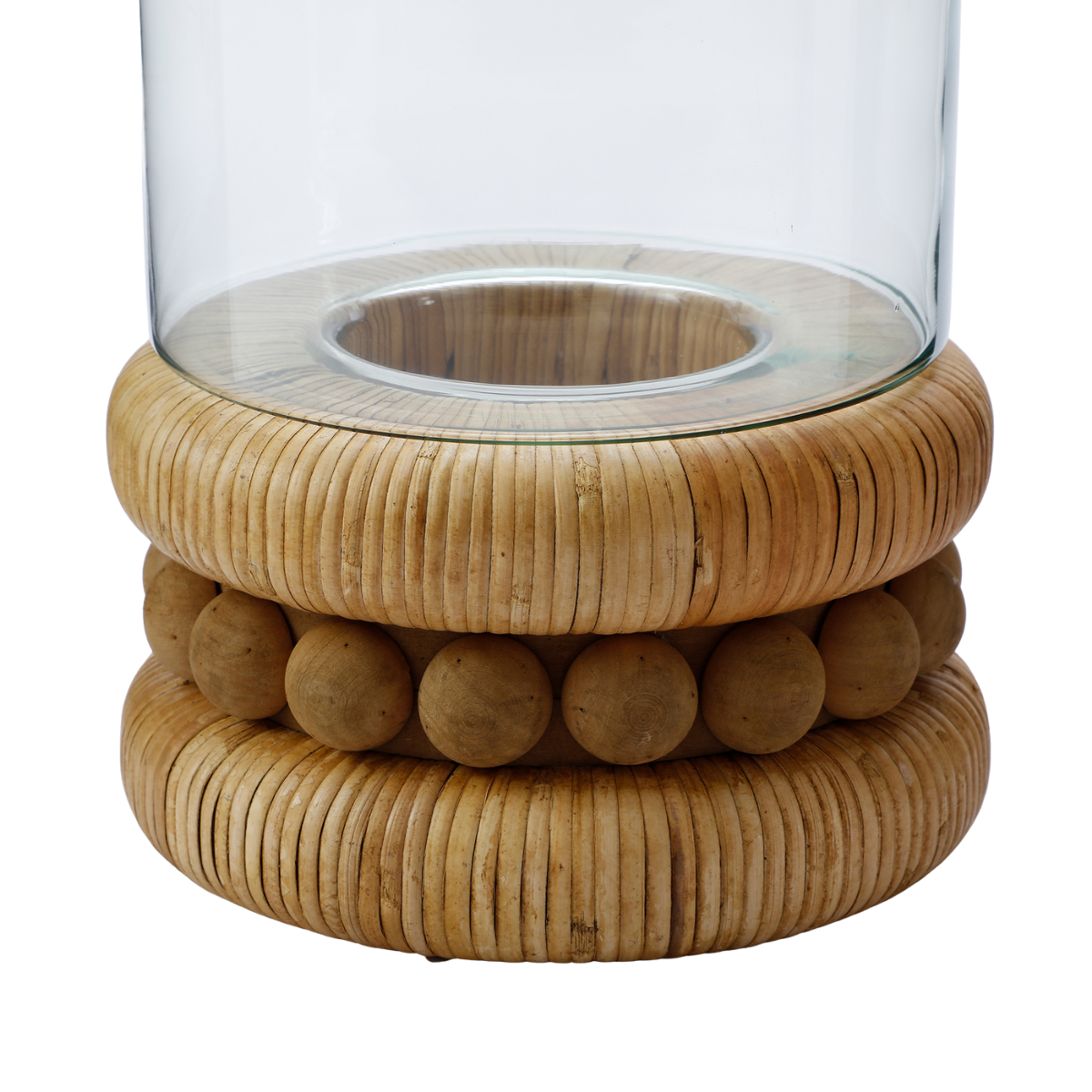 sia-deco-nora-porte-bougie-rotin-beige-33-cm-verre image 3