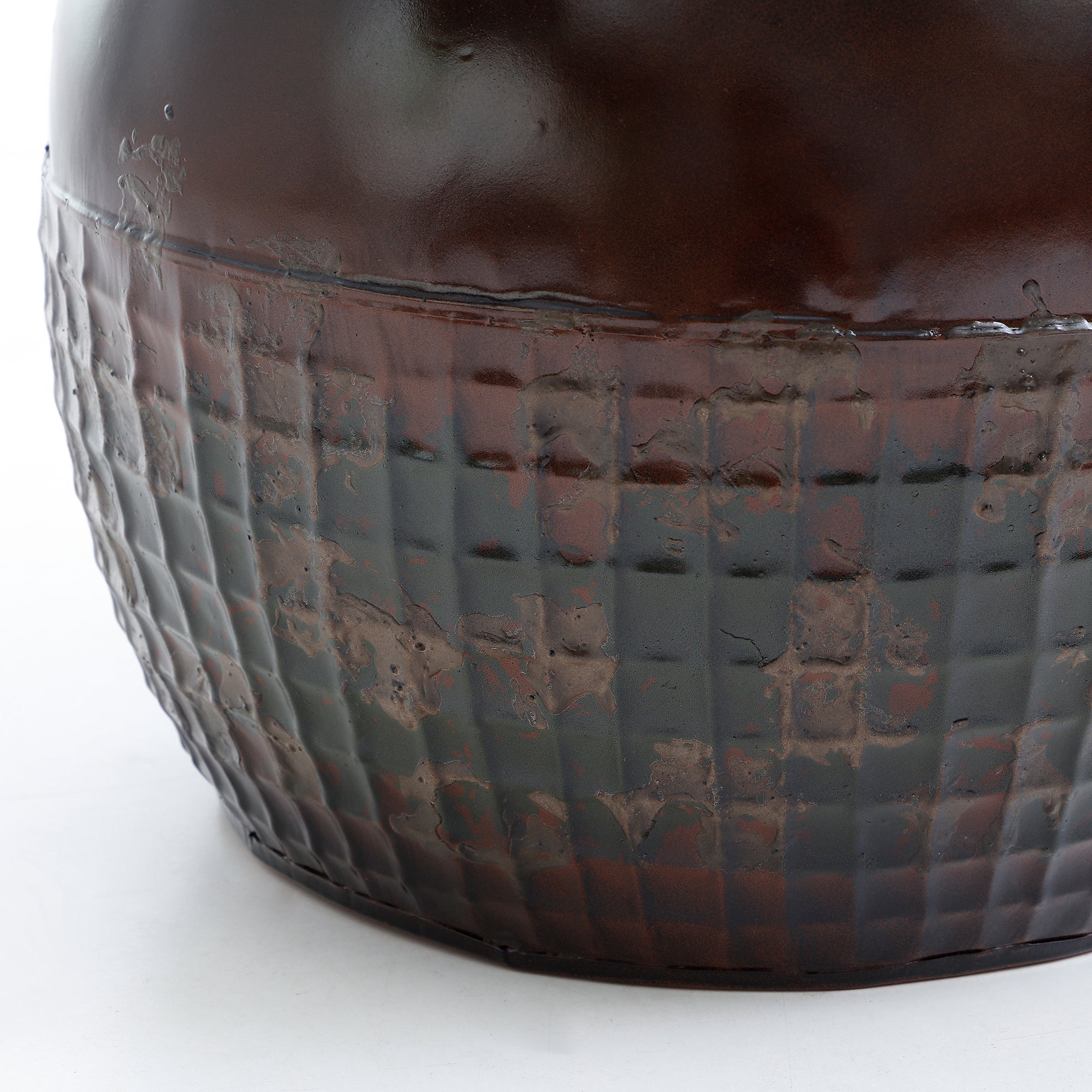 sia-antica-elen-cache-pot-m-tal-marron-lot-de-3 image 4